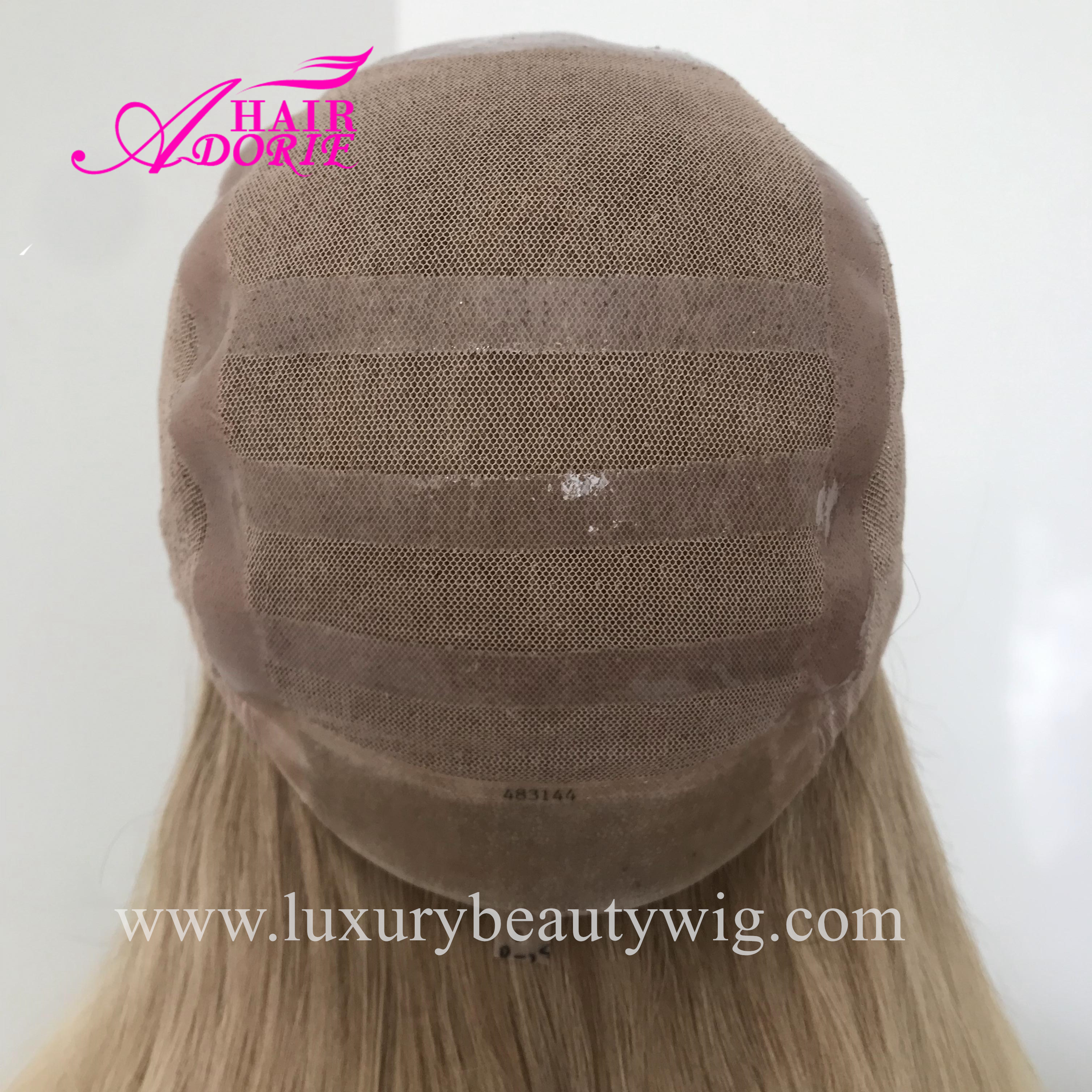 18inch 10/16# big layer medical wig silicone wig