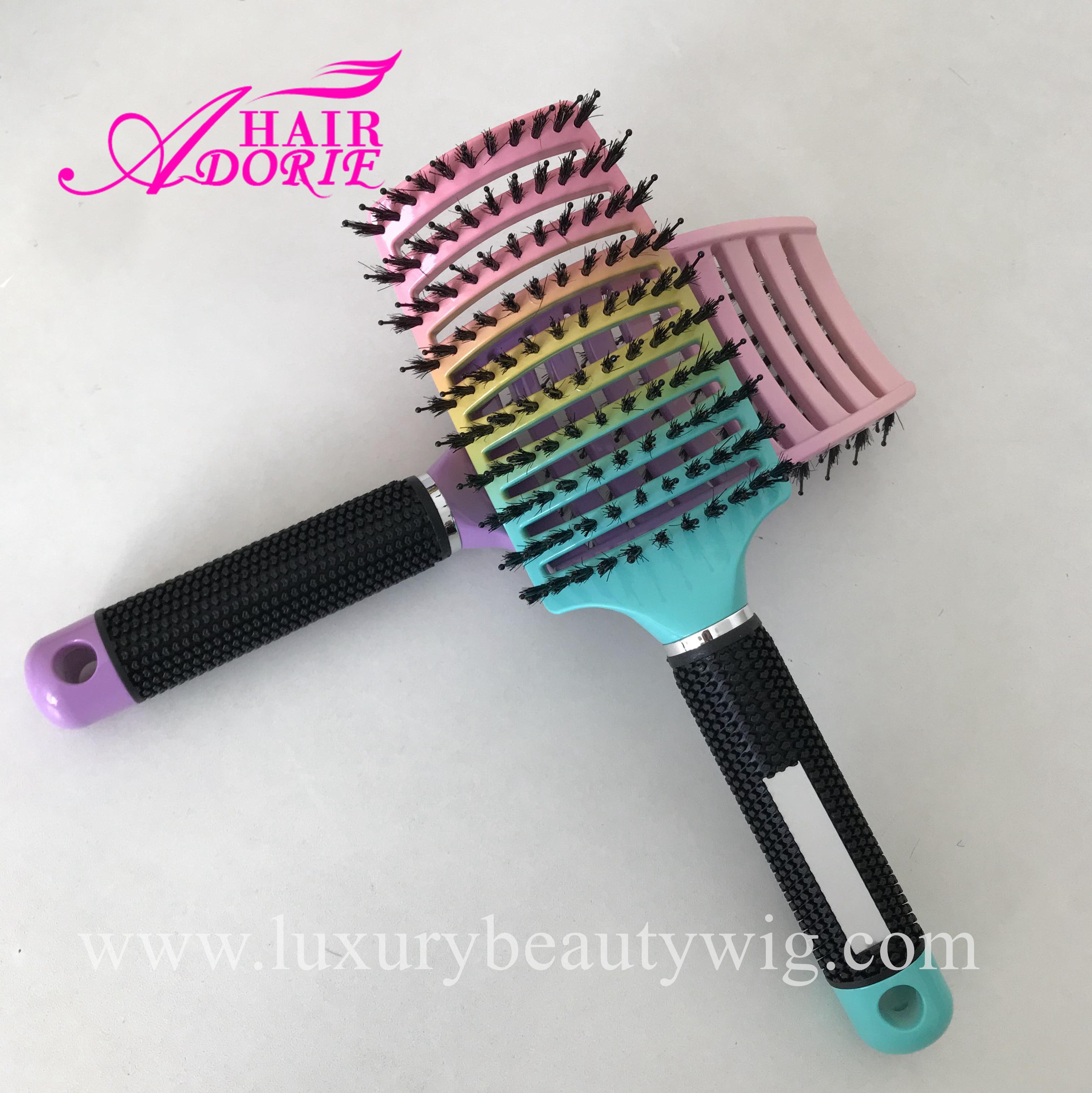  Hair Brush Curved Vented Professional Detangling Hair Brush for Long/Thick/Thin Curly & Tangled Hair Vent Brush