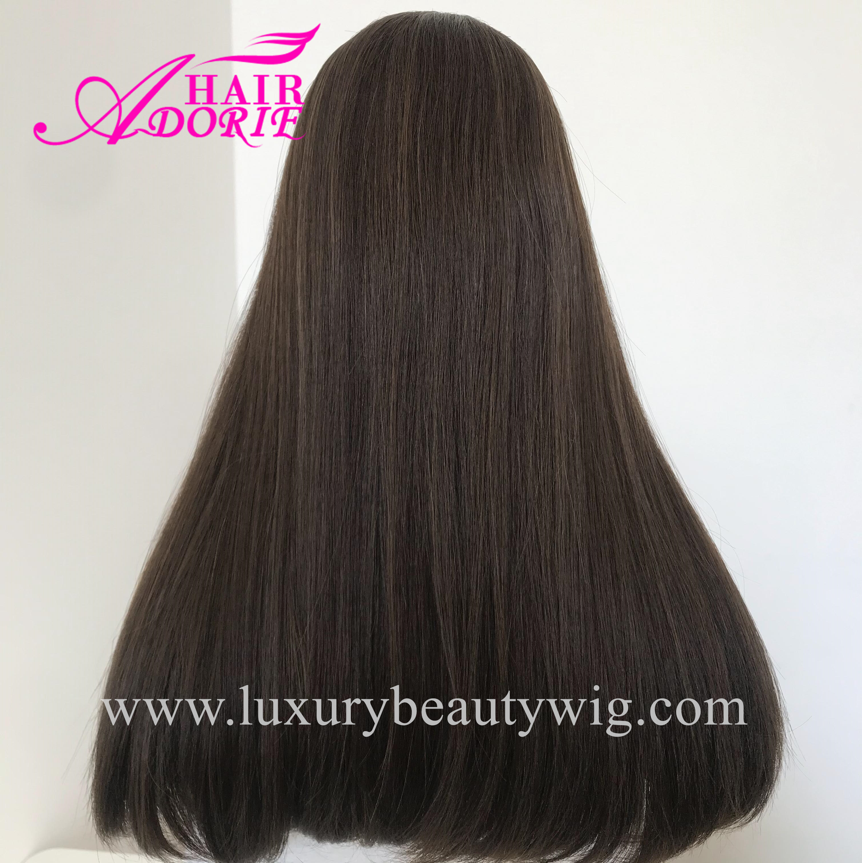 20inch 2/6# extra small layer straight kosher wig