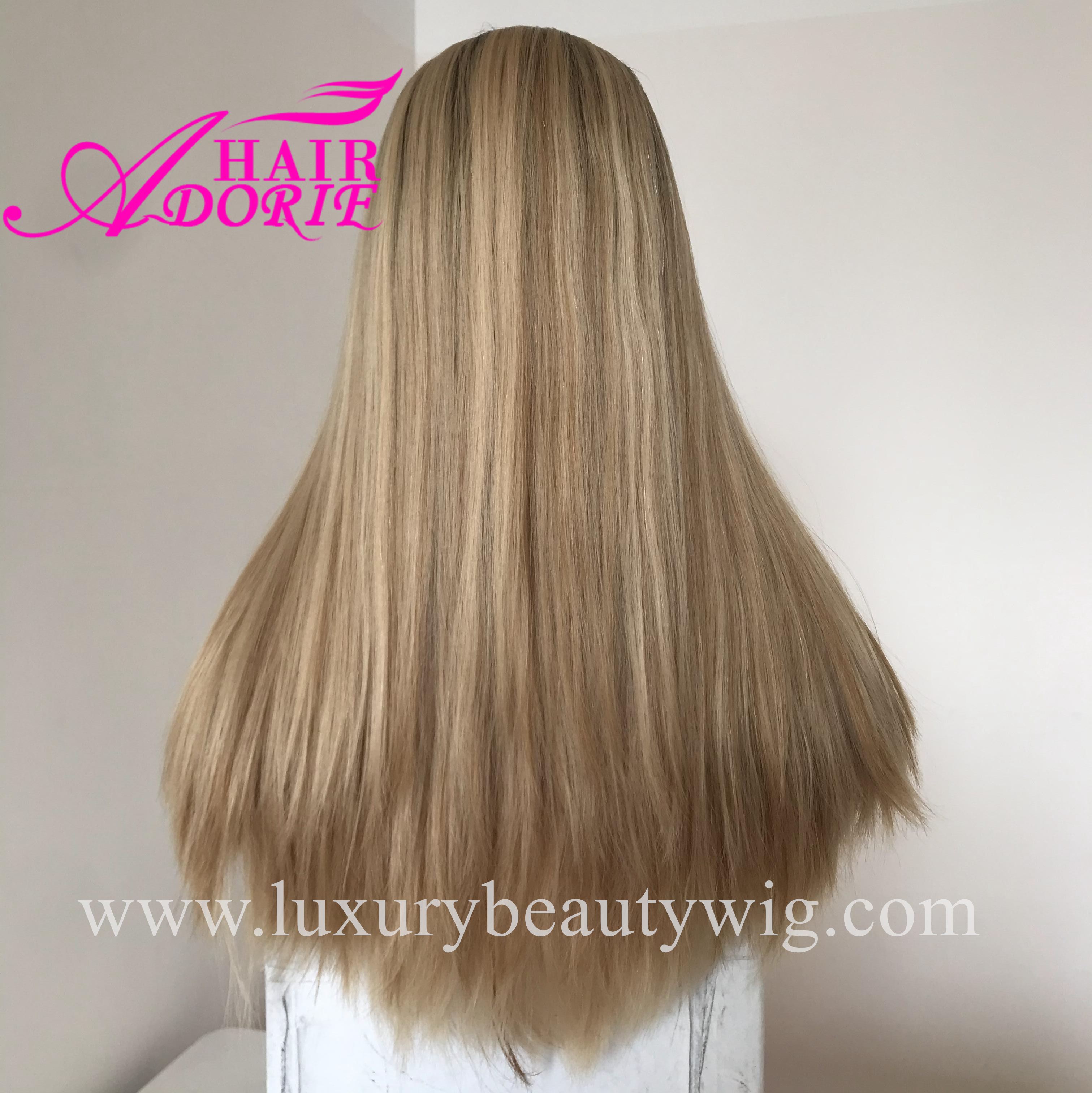 22inch noa# Blonde European Human Hair Kosher Wig