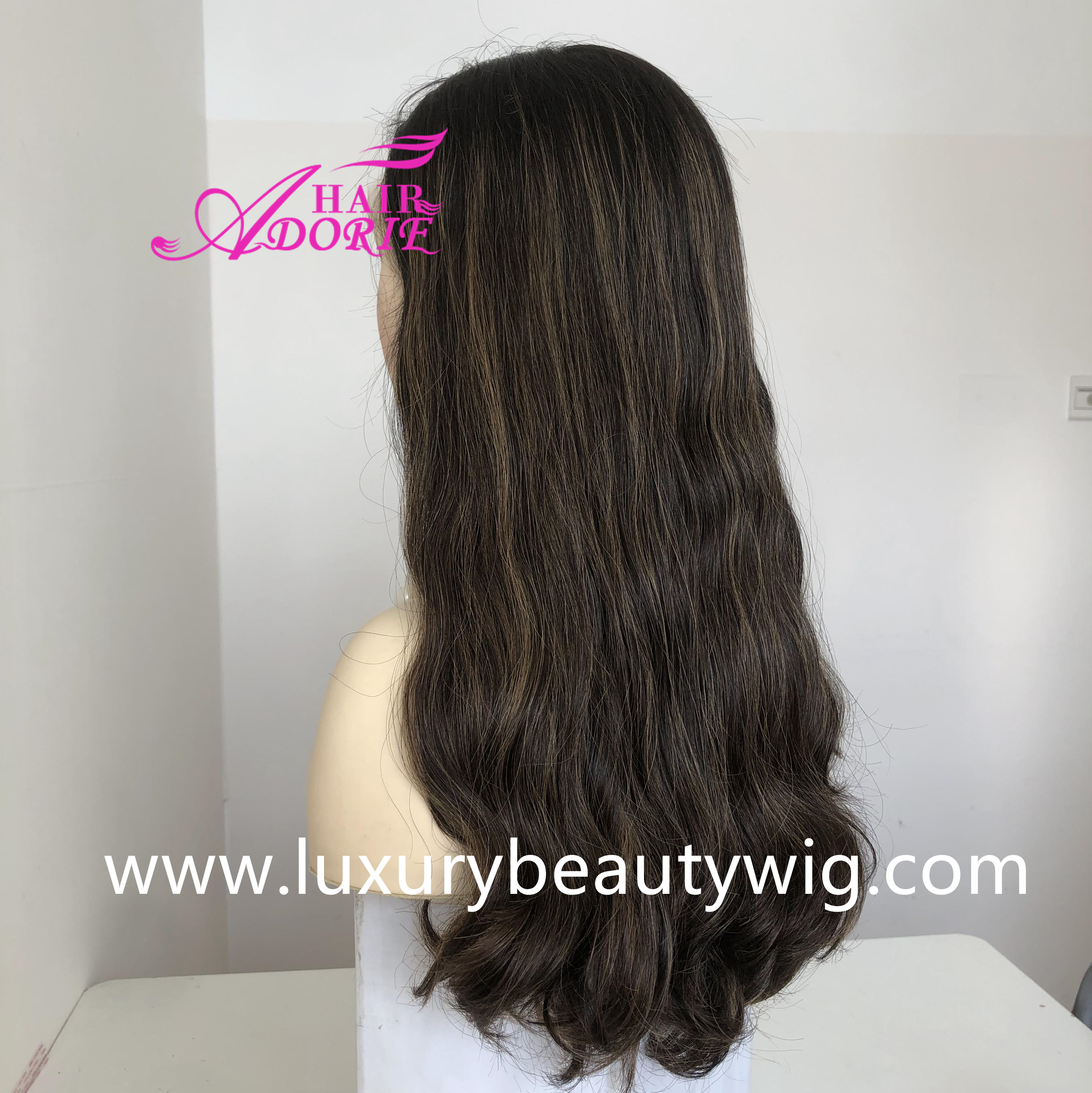 European Hair Wig Lace Top Wig