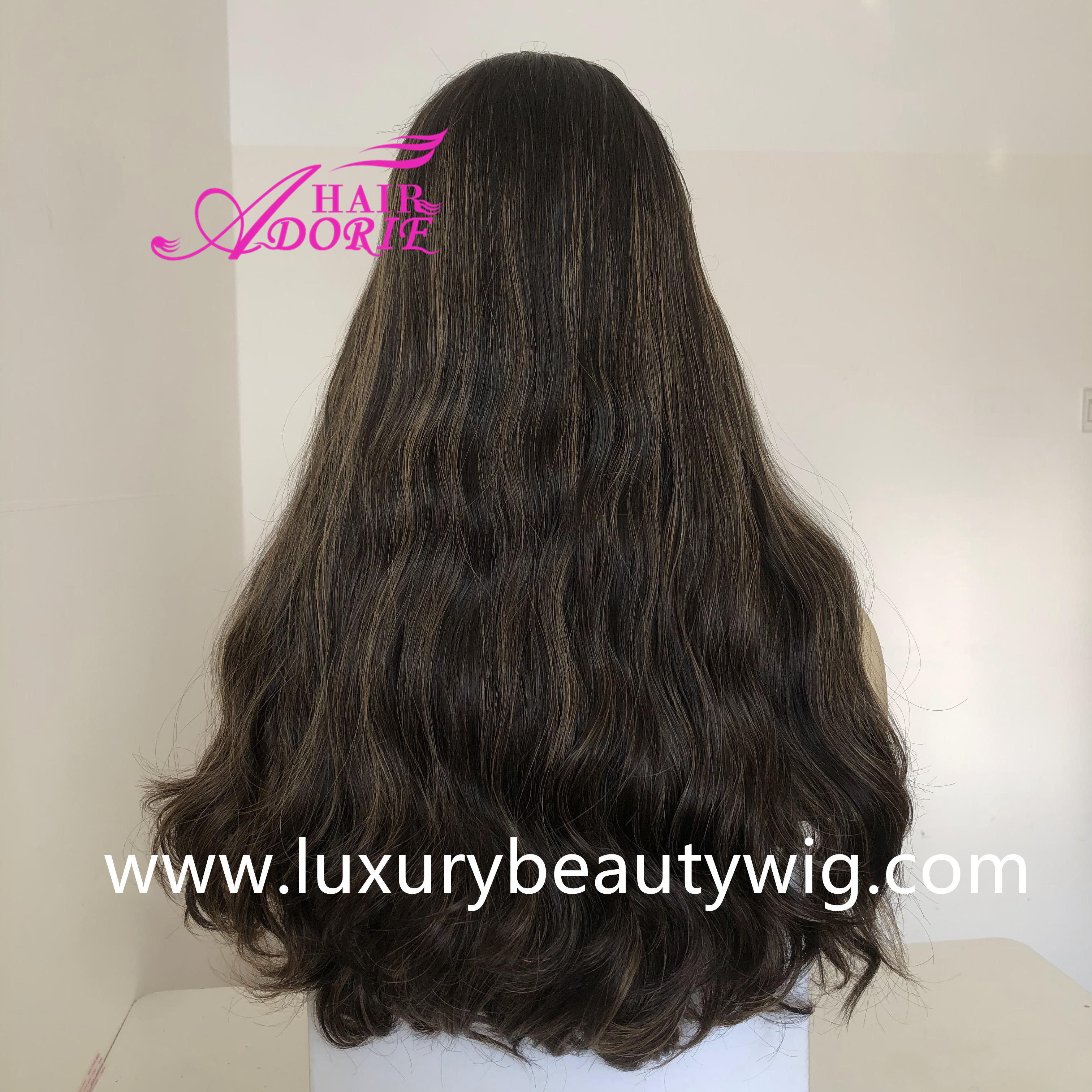 European Hair Wig Lace Top Wig