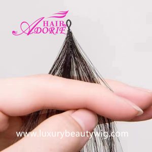 Human Hair Feathering Hair Extension