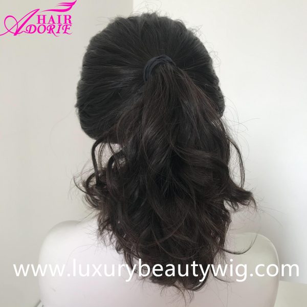 wunder Jewish ponytail kosher wunder gym  wig